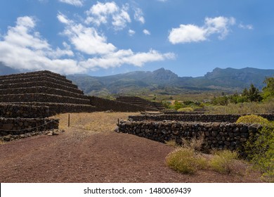 Pyramids Of Guimar Rectangular Pyramids Built Of Lara Stone. They Are Located In The Chacon Area, Part Of The City Of Guimar.