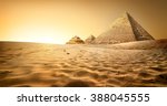 Pyramids in sand