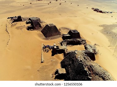 Pyramids In Sudan, Built By The Rulers Of The Kingdom Of Kush.