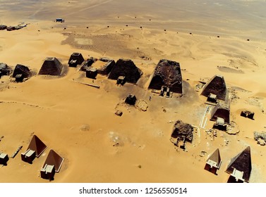 Pyramids In Sudan, Built By The Rulers Of The Kingdom Of Kush.