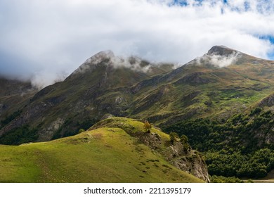 Pyrenean Landscape, In The Ossau Valley, In Béarn, France