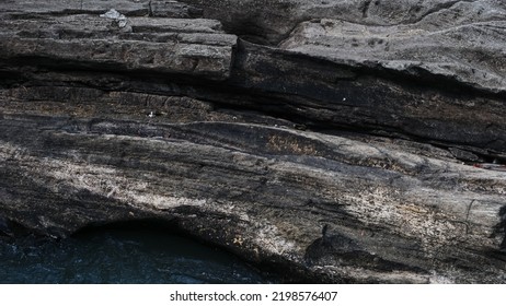 Pyroclastic Breccia Pumice Rock Texture As A Product Of Ancient Volcano Eruption.