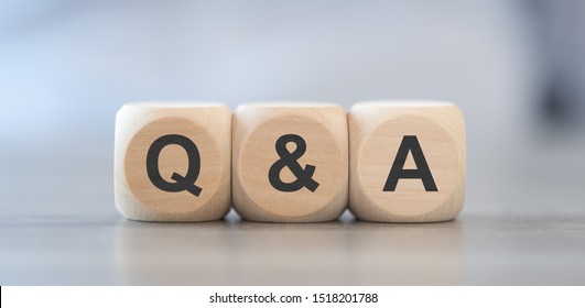 Q & A, Questions And Answers On Wooden Cubes