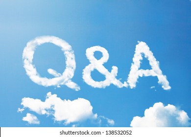 Q&A cloud word