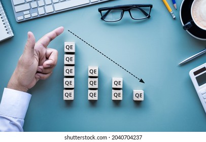 QE tapering or economy management concepts.crisis and solution.global business - Shutterstock ID 2040704237