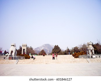 Qianling Mausoleum - Mausoleum Of Emperor Gaozong And Wu Zetian In Tang Dynasty, Xian, China