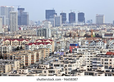 QINGDAO - FEB. 29: Cityscape On Feb. 29, 2012 In Qingdao. Qingdao Is A Major City With A Population Of Over 8.715 Million (2010 Census) In Eastern Shandong Province, Eastern China.