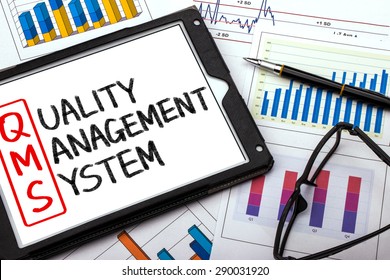 Qms Concept:quality Management System On Tablet Pc