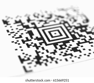 QR code barcode (meaning Quick Response Code)