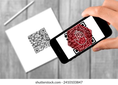 QR code concept - scanning apps with smartpone - Powered by Shutterstock