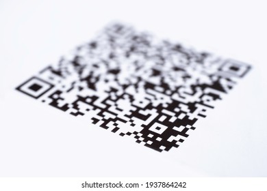QR code. Focus on the bottom of the code 