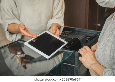 QR code payment Barcode payment (cash register tablet)