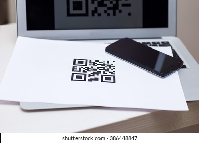 qr code printed on paper - Powered by Shutterstock - Get 15% off with code: PIKWIZARD15