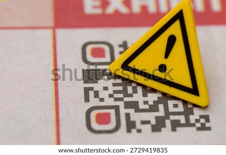QR Code Scam Warning Concept Showing Cybercrime Risk and Digital Fraud Awareness