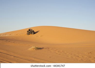 Quad Bike In The Desert