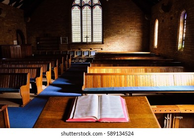 Quaint Church Pulpit - Shutterstock ID 589134524