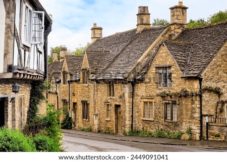 The quaint Cotswolds village of Castle Combe, Wiltshire, England
