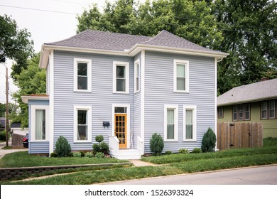 Quaint Single Family Home, Modern Colors, Tall Colonial Windows, Curb Side