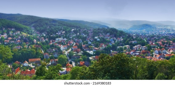 Quaint village in Harz. A scenic village in Harz, Germany.
