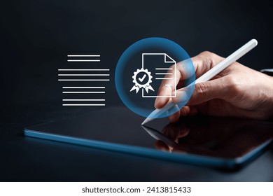 Quality Certificate and Checklist document analyst target marketing planning assignment with quality management. Standardization, certification. Compliance to regulations service and standards.