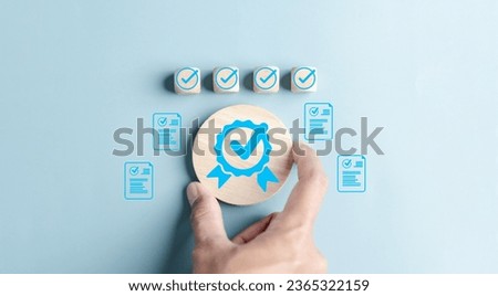 Quality Certificate and Checklist document analyst target marketing planning assignment with quality management. Standardization, certification. Compliance to regulations service and standards.