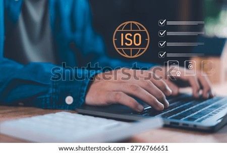 quality manager ensures ISO certification compliance digital workflow for audit verification, standard approval, process control, documentation management, regulatory compliance, quality assurance