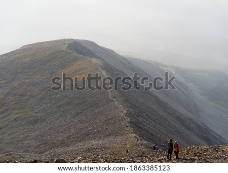 Quandary Peak trail seen during the 2020 Colorado Wildfire season
