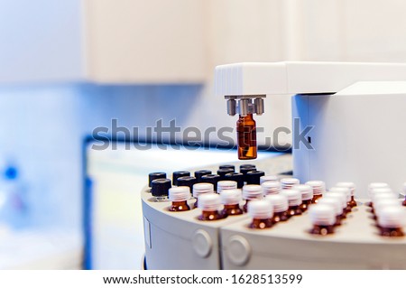 quantification of the sample by gas mass chromatography (GCMS)