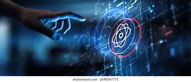 Quantum Computing Concept: Revolutionizing Information Processing Through Quantum Mechanics.