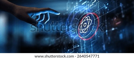 Quantum Computing Concept: Revolutionizing Information Processing Through Quantum Mechanics.