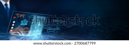 Quantum Computing: Superposition, entanglement, high-speed processing, decryption, problem-solving, optimization. Businessman data analysis for performance quantum network.