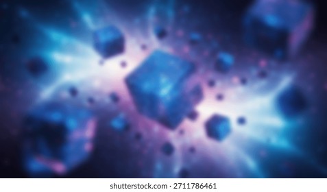 Quantum Cubes Abstract Data Stream with Cosmic Network, and Digital Reality.