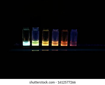 Quantum Dots Under UV Light