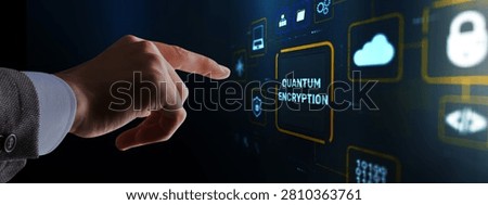 Quantum encryption technology for data security and network protection with human hand interaction