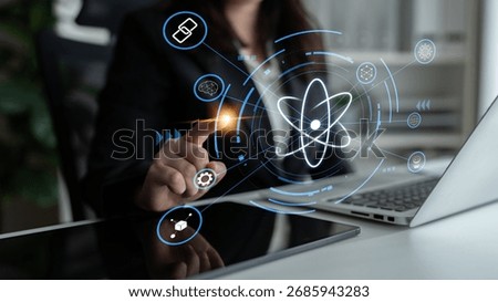 The quantum technology ecosystem as the core of future innovations. Quantum science will power advancements in AI, blockchain, and robotics. Motif