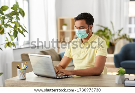 Similar – Image, Stock Photo Quarantine: we stay at home