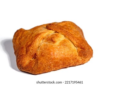 Quark Bag, Pastry, Isolated Against White Background