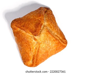 Quark Bag, Pastry, Isolated Against White Background