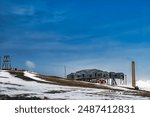 QUARK LANDING OLD MINING BUILDING IN LONGYEARBYEN ON THE ISLAND OF SVALBARD NORWAY