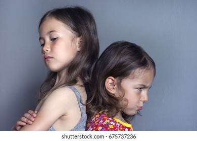 A Quarrel Between Two Children. Family Psychology: Childish Jealousy