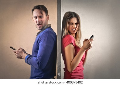 Quarrel in the couple