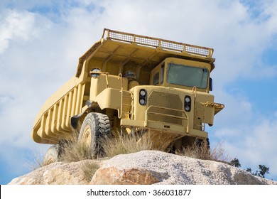 Quarrying Truck.Truck For The Extraction Of Marble, Sand And Other Construction Materials And Minerals