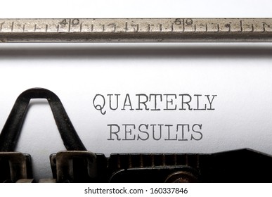 Quarterly Results 