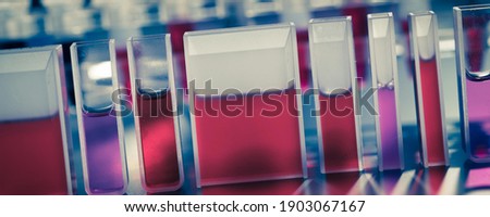 Quartz cuvettes for Chromatography and spectrophotometry in the study of liquids