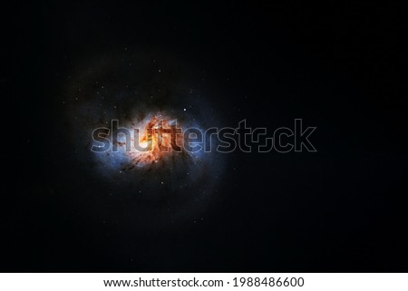 Quasar on a dark background. Elements of this image were furnished by NASA. High quality photo