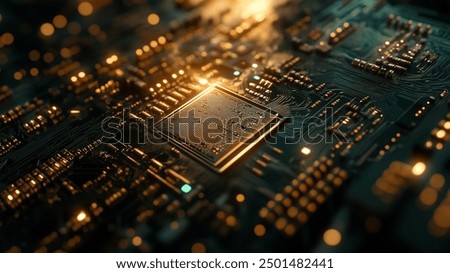 quatum computer ship close up