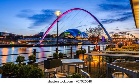 The Quayside In Newcastle Upon Tyne, England