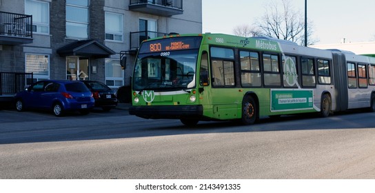 Quebec, Canada - 04-06-2022: A Quebec City RTC Bus