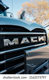 Quebec, Canada - 05-18-2022: The Front Of A Mack Truck