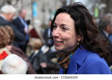 
Quebec, Canada - 06/05/2015: Unveiling Of The Bust Of Camille Laurin With The Presence Of Bernard Landry, Premier Of Quebec From 2001 To 2003 At The Quebec National Assembly In Quebec